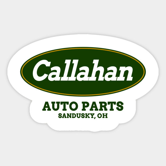 Callahan Auto Parts Sticker by BigOrangeShirtShop